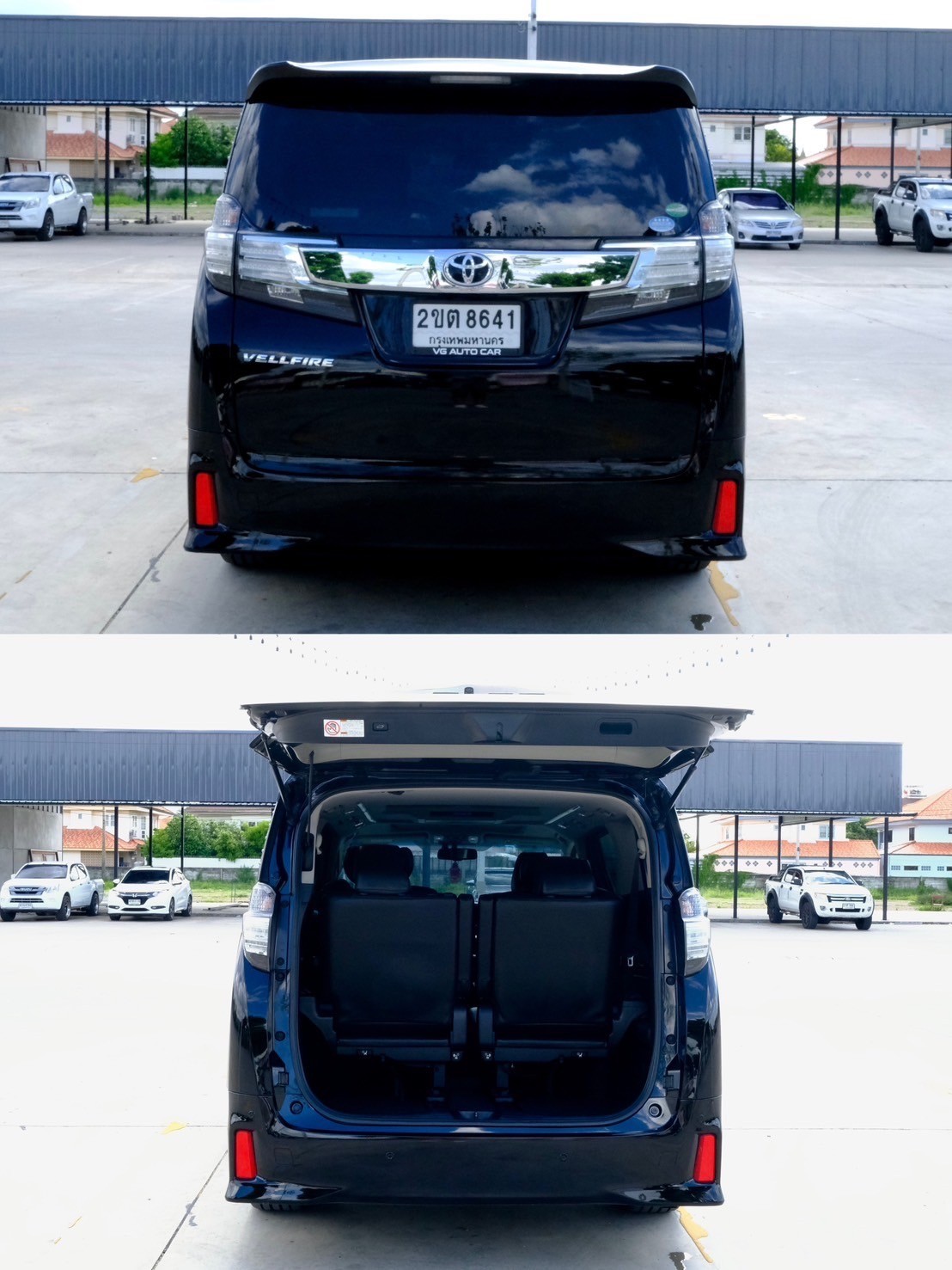 Toyota Vellfire 2.5 ZG ปี2015 สี: ดำ เกียร์: ออโต้ เครื่องยนต์: เบนซิน ไมล์ : 10x,xxx กม. (รูปที่ 16)