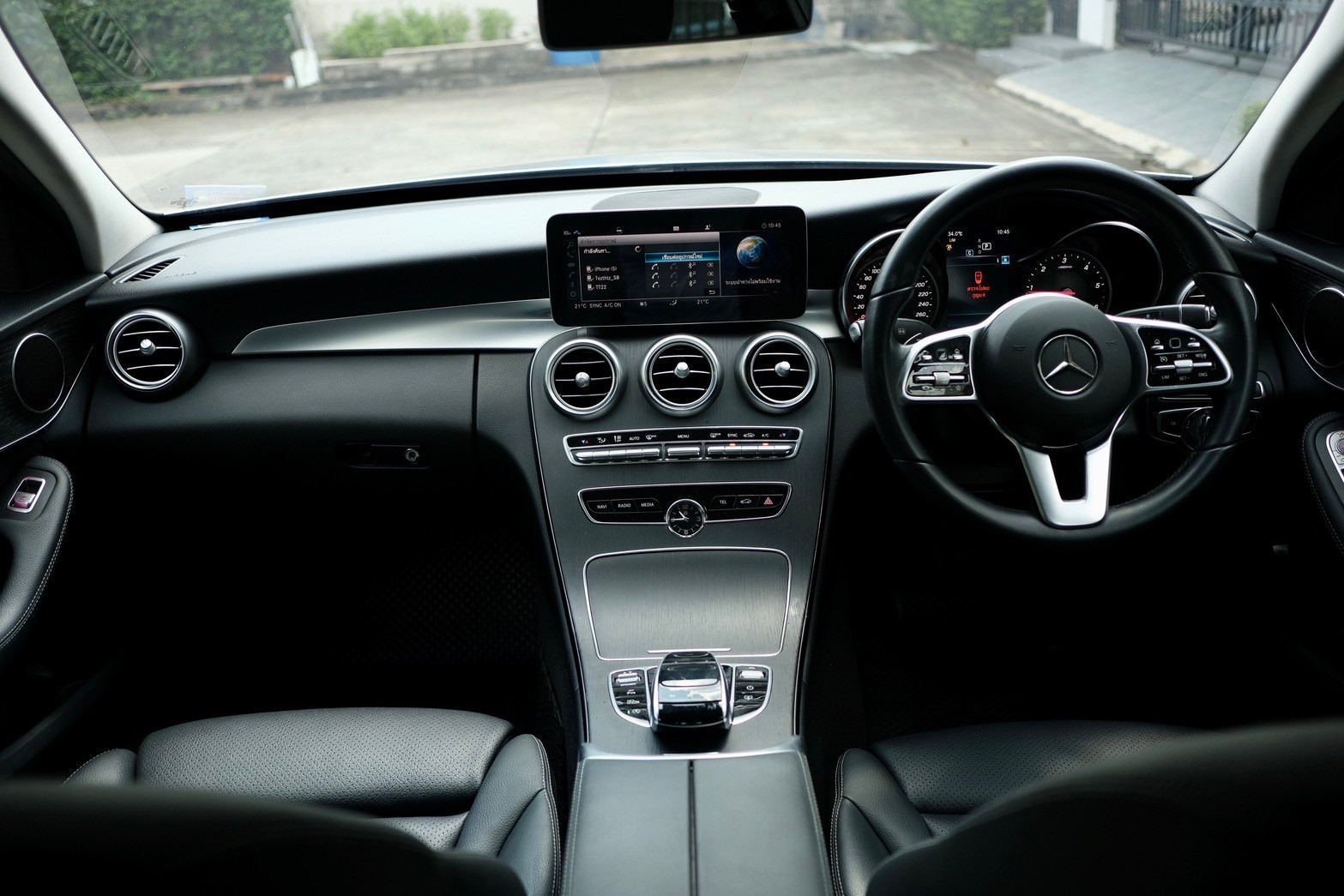 Benz C220d ปี2020 เกียร์: ออโต้ สี: เทา เครื่องยนต์: ดีเซล ไมล์ 11x,xxx กม. (รูปที่ 4)