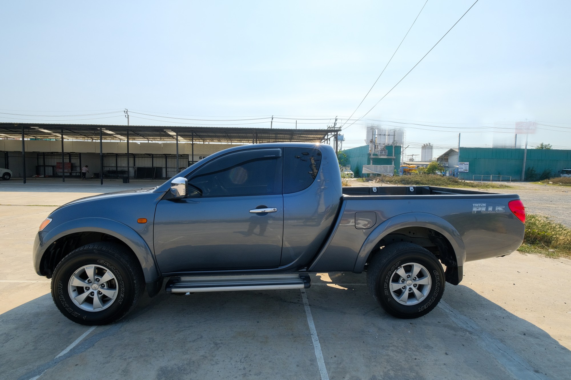 2006 Mitsubishi Triton Mega cab สีน้ำเงิน (รูปที่ 5)