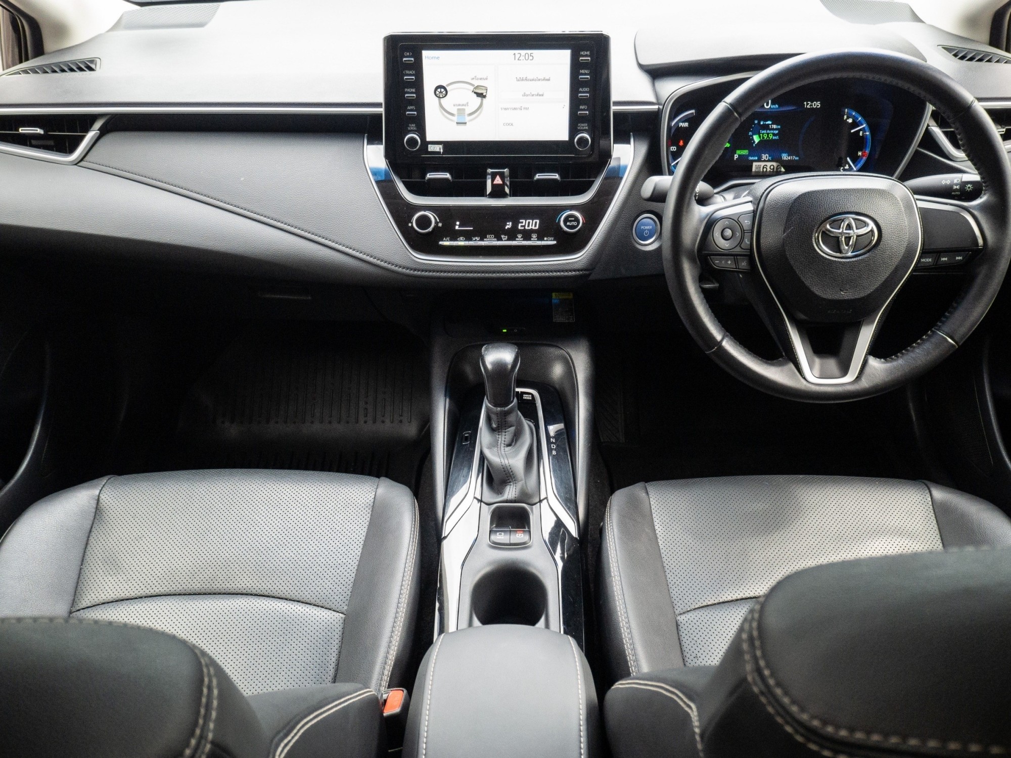 2020 Toyota ALTIS 1.8 HYBRID สีดำ (รูปที่ 19)
