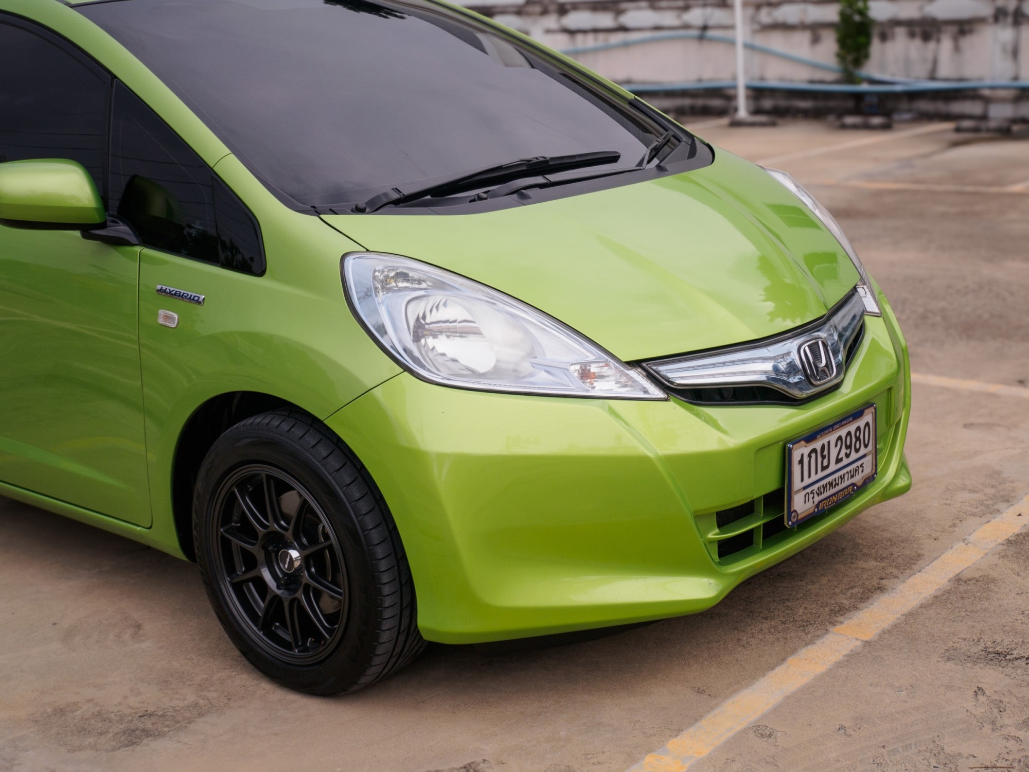 2013 Honda Jazz GE สีเขียว (รูปที่ 14)
