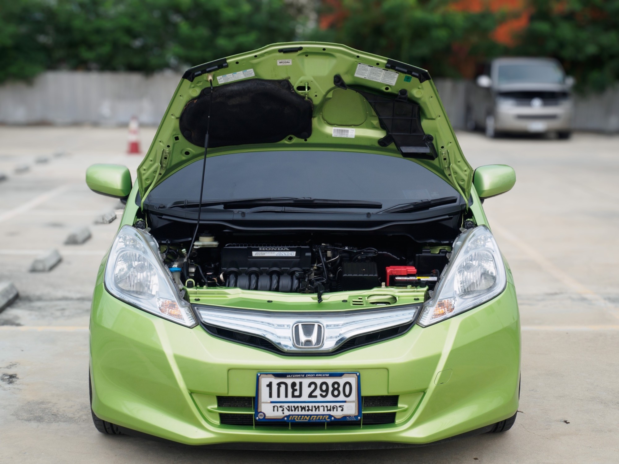 2013 Honda Jazz GE สีเขียว (รูปที่ 9)