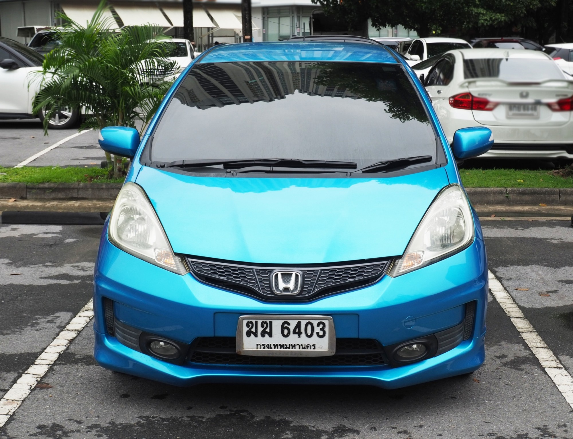2012 Honda Jazz GE สีฟ้า