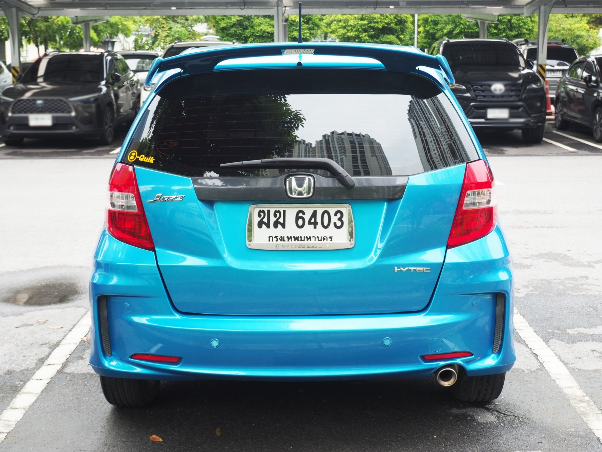 2012 Honda Jazz GE สีฟ้า (รูปที่ 4)