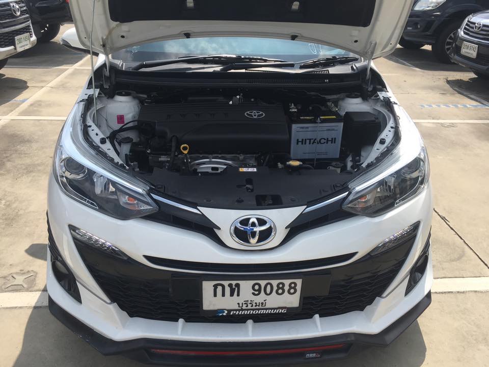 Toyota Yaris ปี 2018 สีขาว (รูปที่ 12)