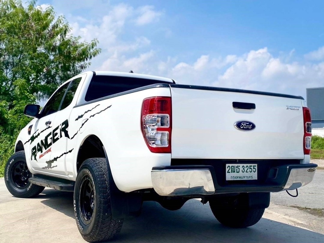 2018 Ford Ranger XL+ (Open Cab) สีขาว (รูปที่ 4)