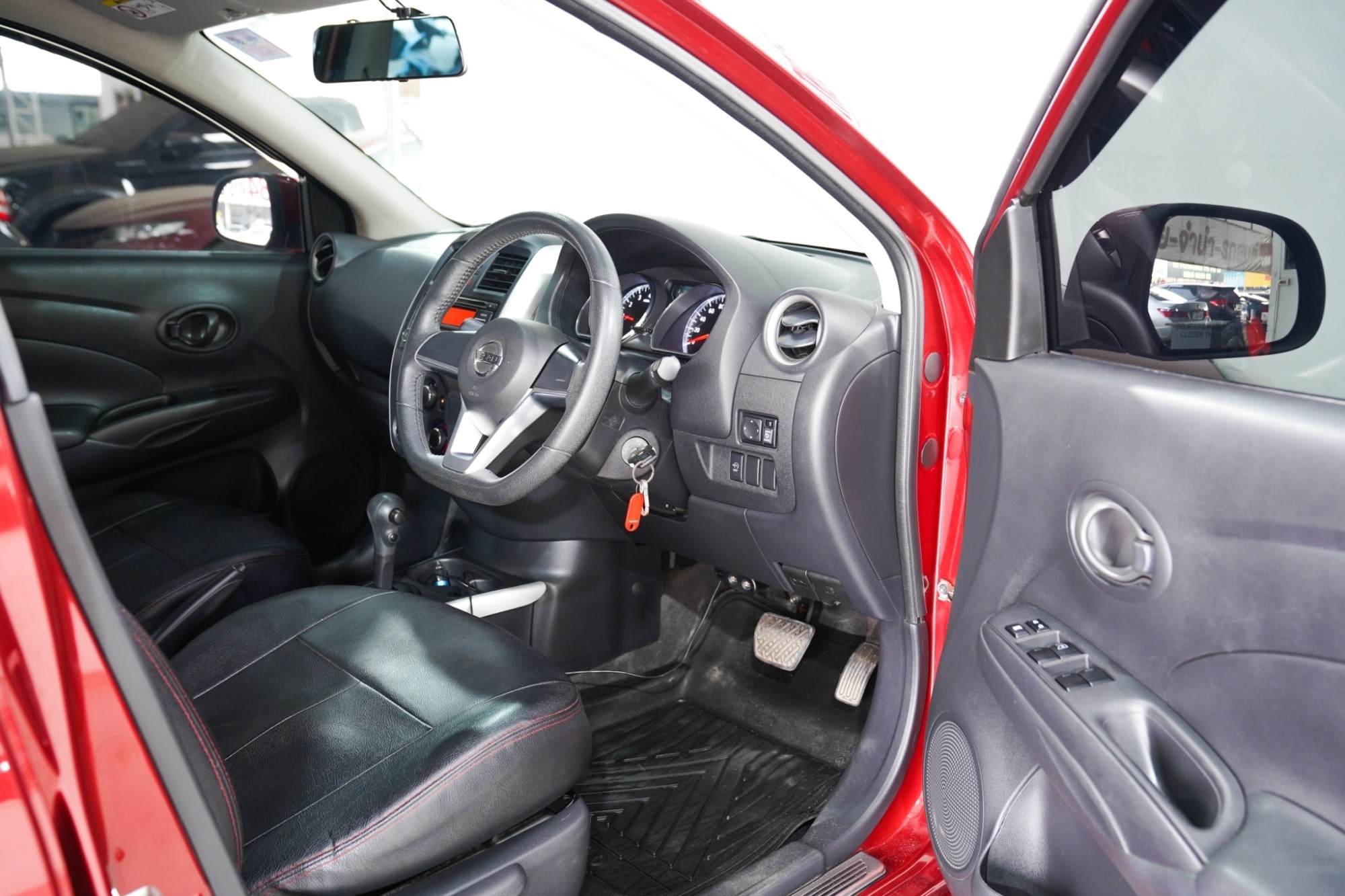 #NISSAN #ALMERA 1.2E CVT Sportech AT ปี2019 สีแดง (รูปที่ 19)