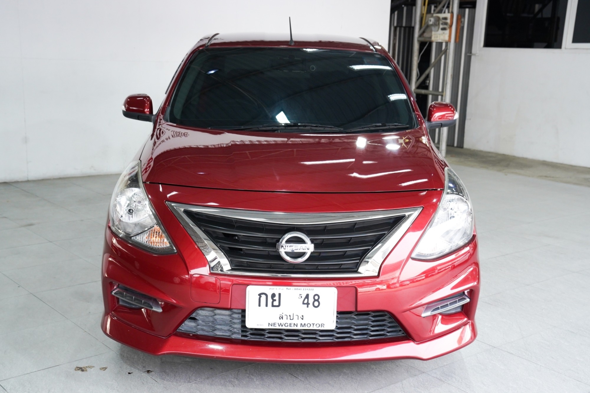 #NISSAN #ALMERA 1.2E CVT Sportech AT ปี2019 สีแดง (รูปที่ 14)