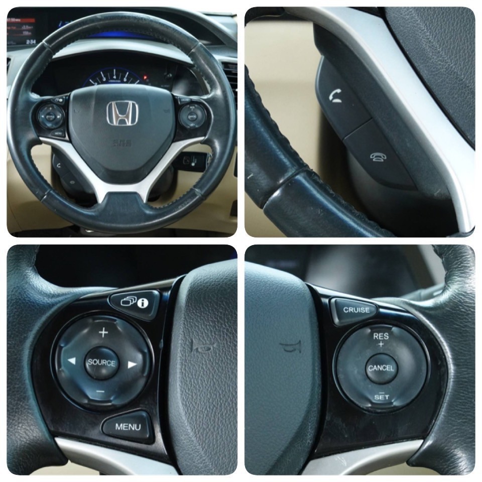 Honda Civic FB 1.8 E AT ปี 2013 สีดำ (รูปที่ 8)