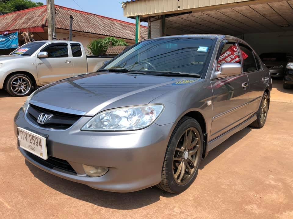 Honda Civic ES (Dimension) โฉม ตาเหยี่ยว 04-05 ปี 2005 สีเทา (รูปที่ 3)