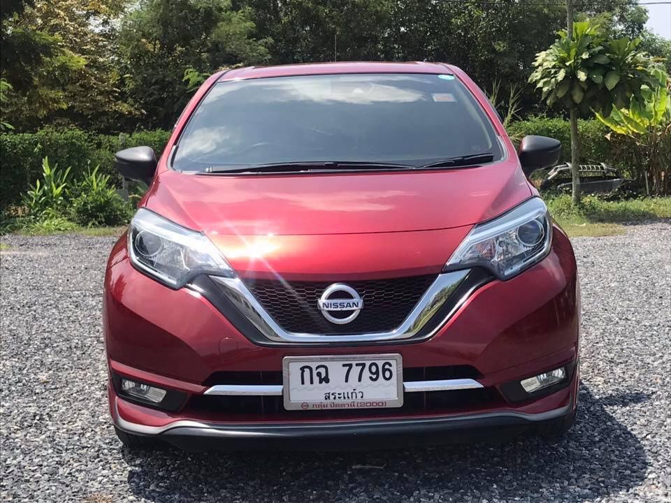 Nissan Note ปี 2017 สีแดง