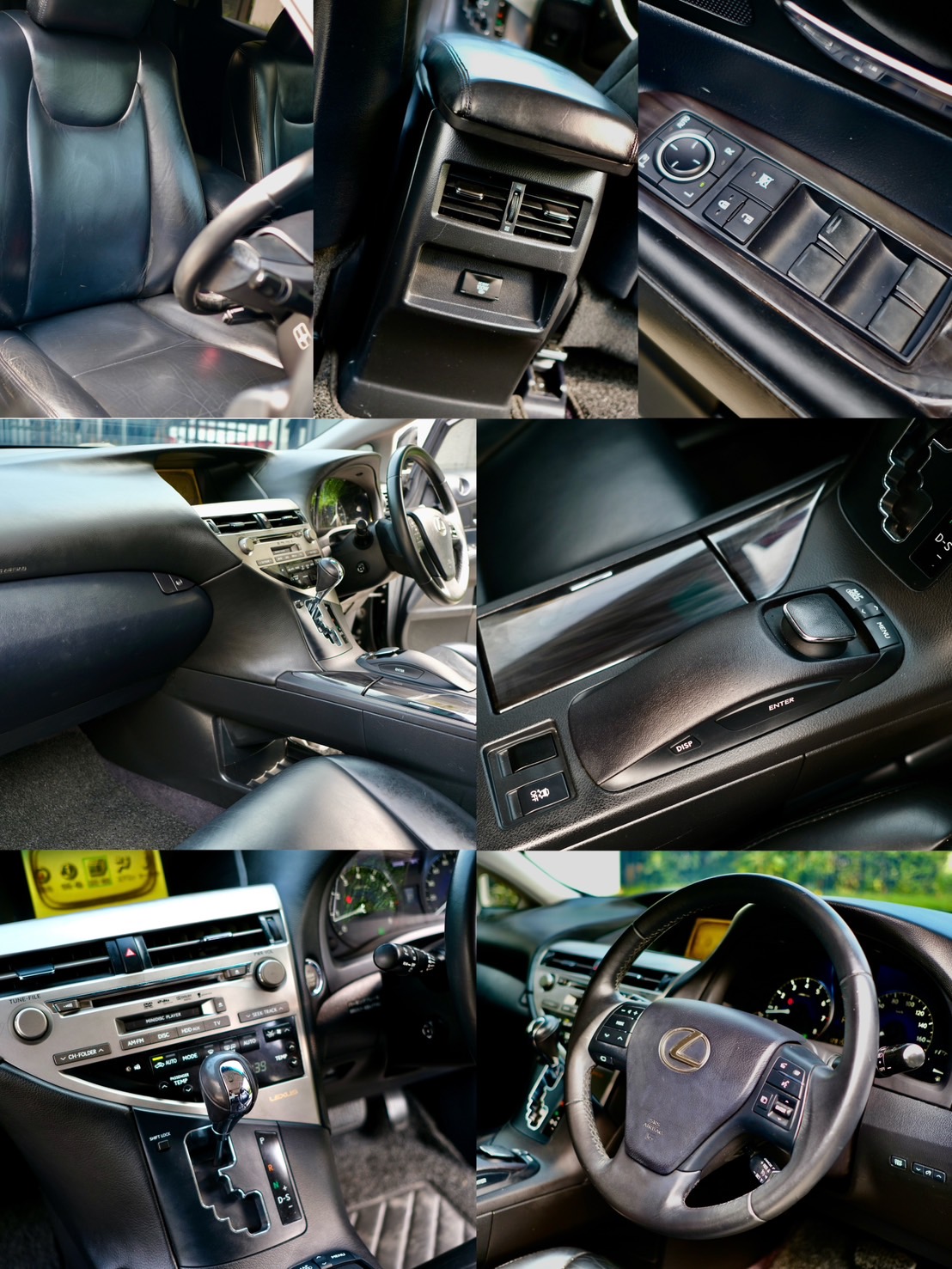 Lexus Rx350 ปี2010 จด2015 สีดำ ออโต้ เบนซิน (รูปที่ 15)