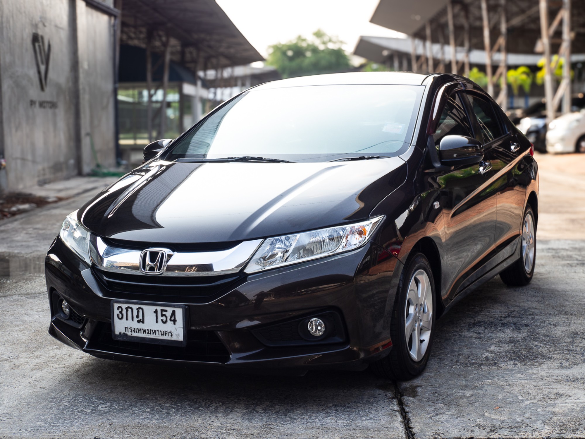 2014 Honda City สีน้ำตาล (รูปที่ 3)