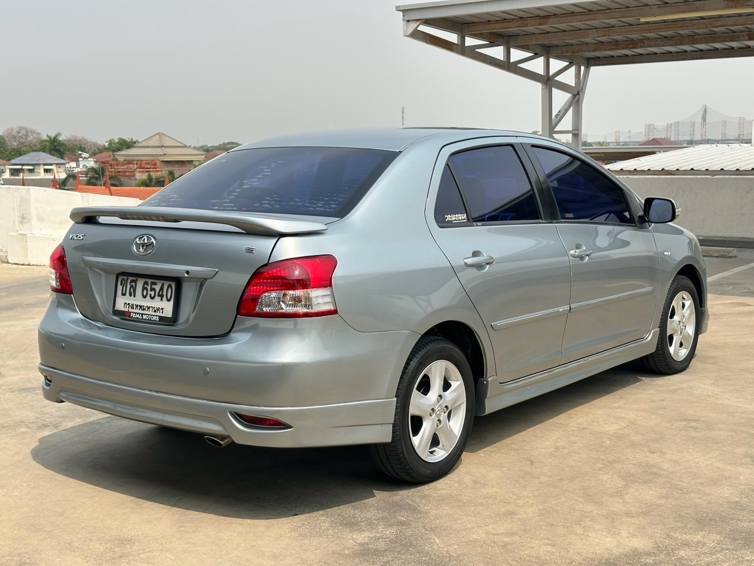2008 Toyota Vios สีเทา (รูปที่ 7)