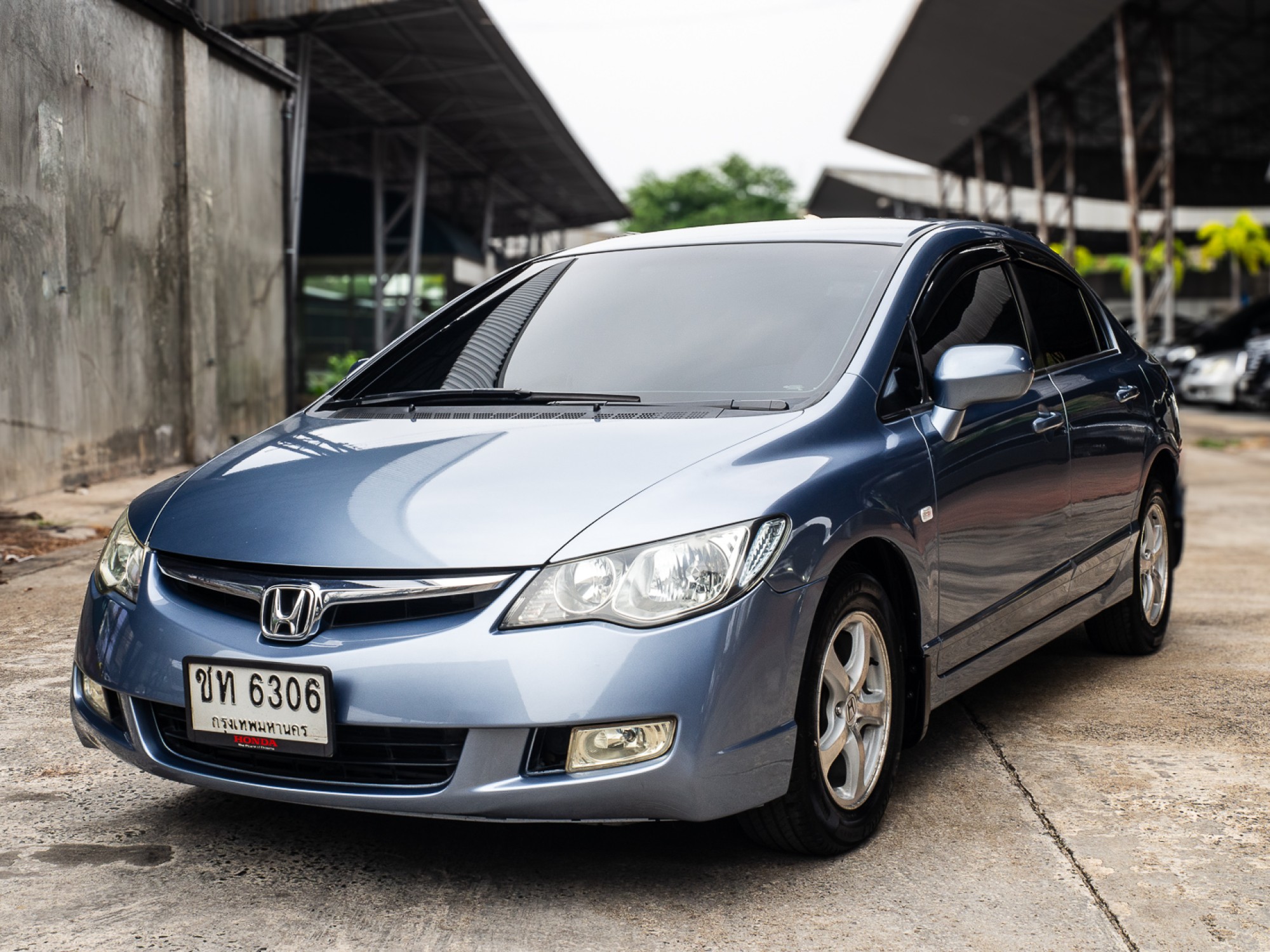 2007 Honda Civic FD สีเทา (รูปที่ 3)