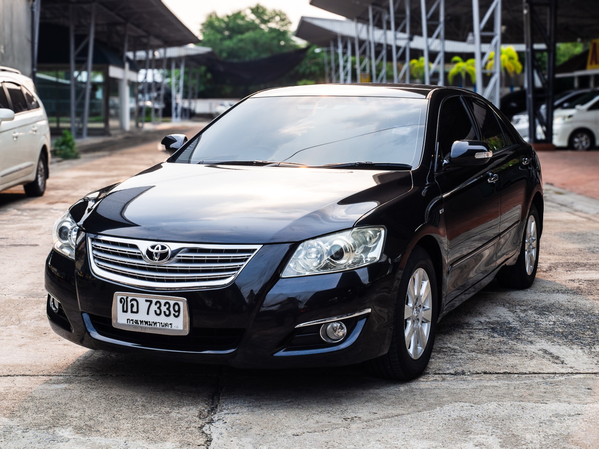 2008 Toyota Camry สีดำ (รูปที่ 3)