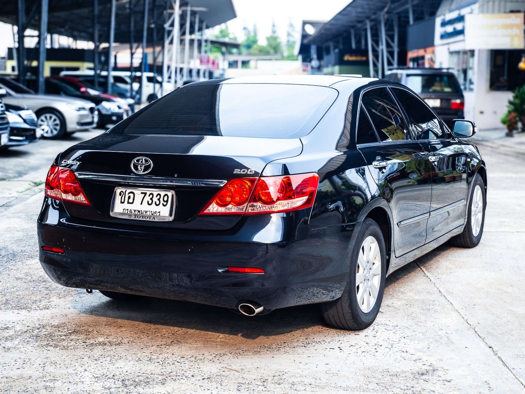2008 Toyota Camry สีดำ (รูปที่ 7)