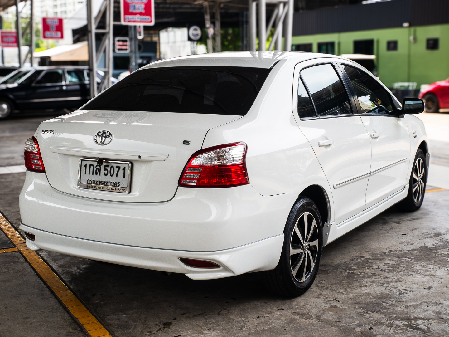 2013 Toyota Vios สีขาว (รูปที่ 7)