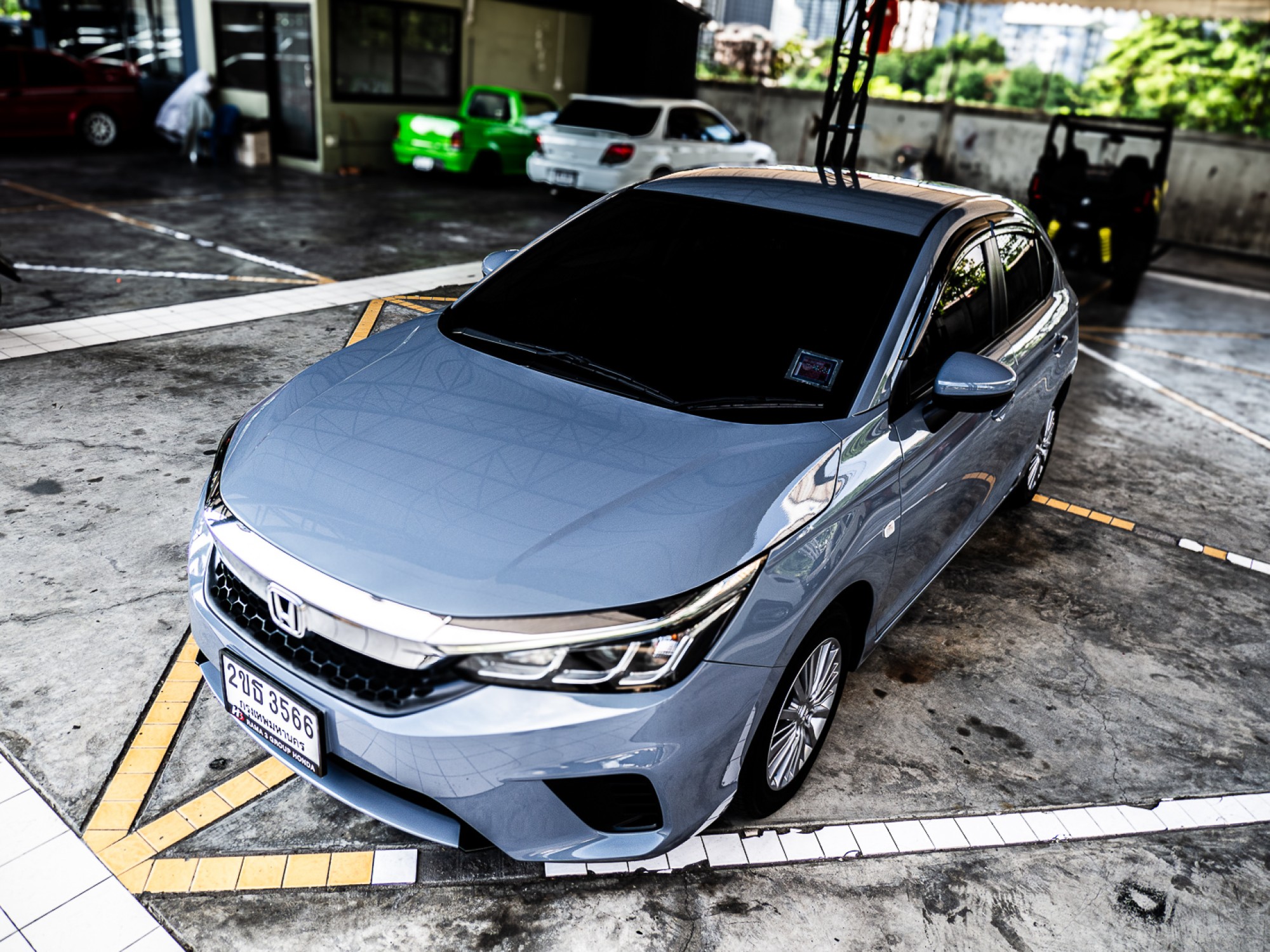 2021 Honda City Hatchback สีเทา (รูปที่ 15)
