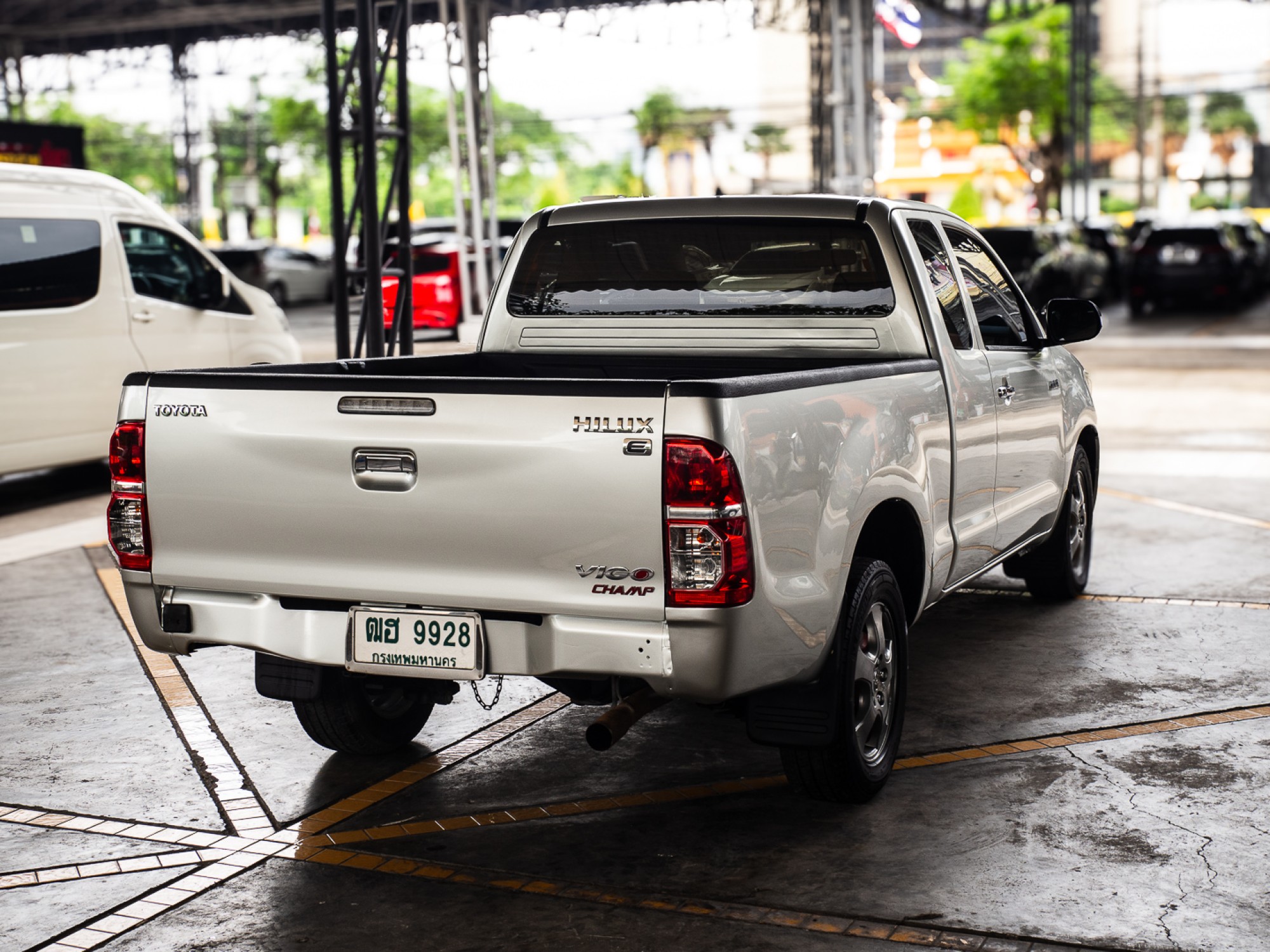 2013 Toyota Hilux Vigo Extra cab สีทอง (รูปที่ 7)