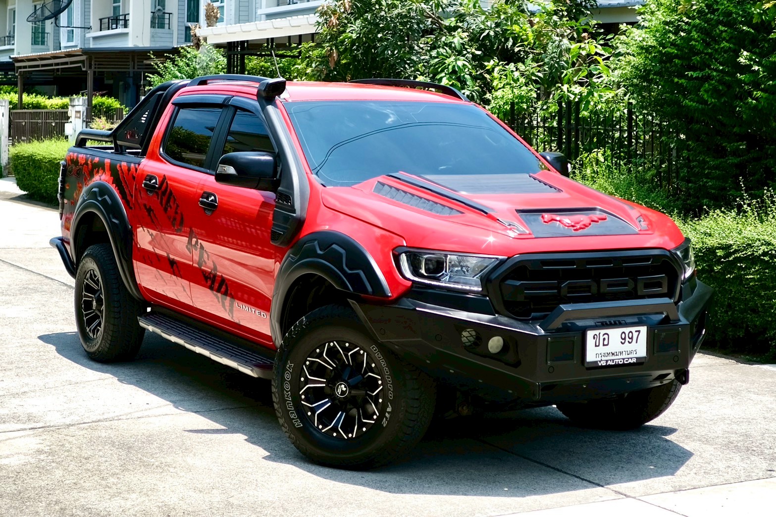 Ford Ranger 2.0 Double cab 4WD Limited ปี2020 สีแดง ออโต้ ดีเซล ไมล์ 5x,xxx km. (รูปที่ 19)