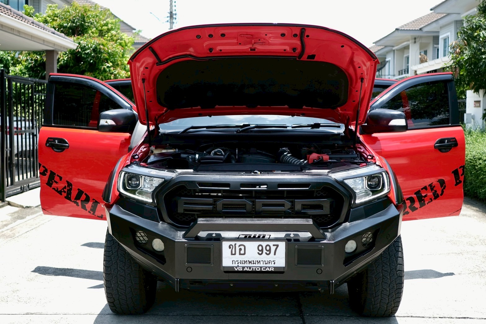 Ford Ranger 2.0 Double cab 4WD Limited ปี2020 สีแดง ออโต้ ดีเซล ไมล์ 5x,xxx km. (รูปที่ 5)