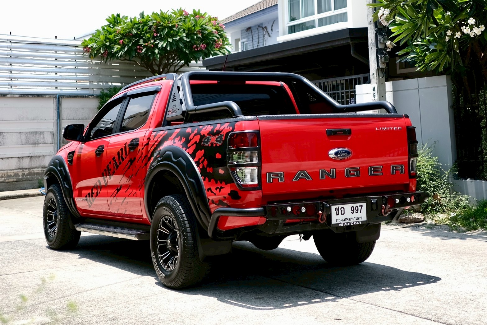 Ford Ranger 2.0 Double cab 4WD Limited ปี2020 สีแดง ออโต้ ดีเซล ไมล์ 5x,xxx km. (รูปที่ 9)