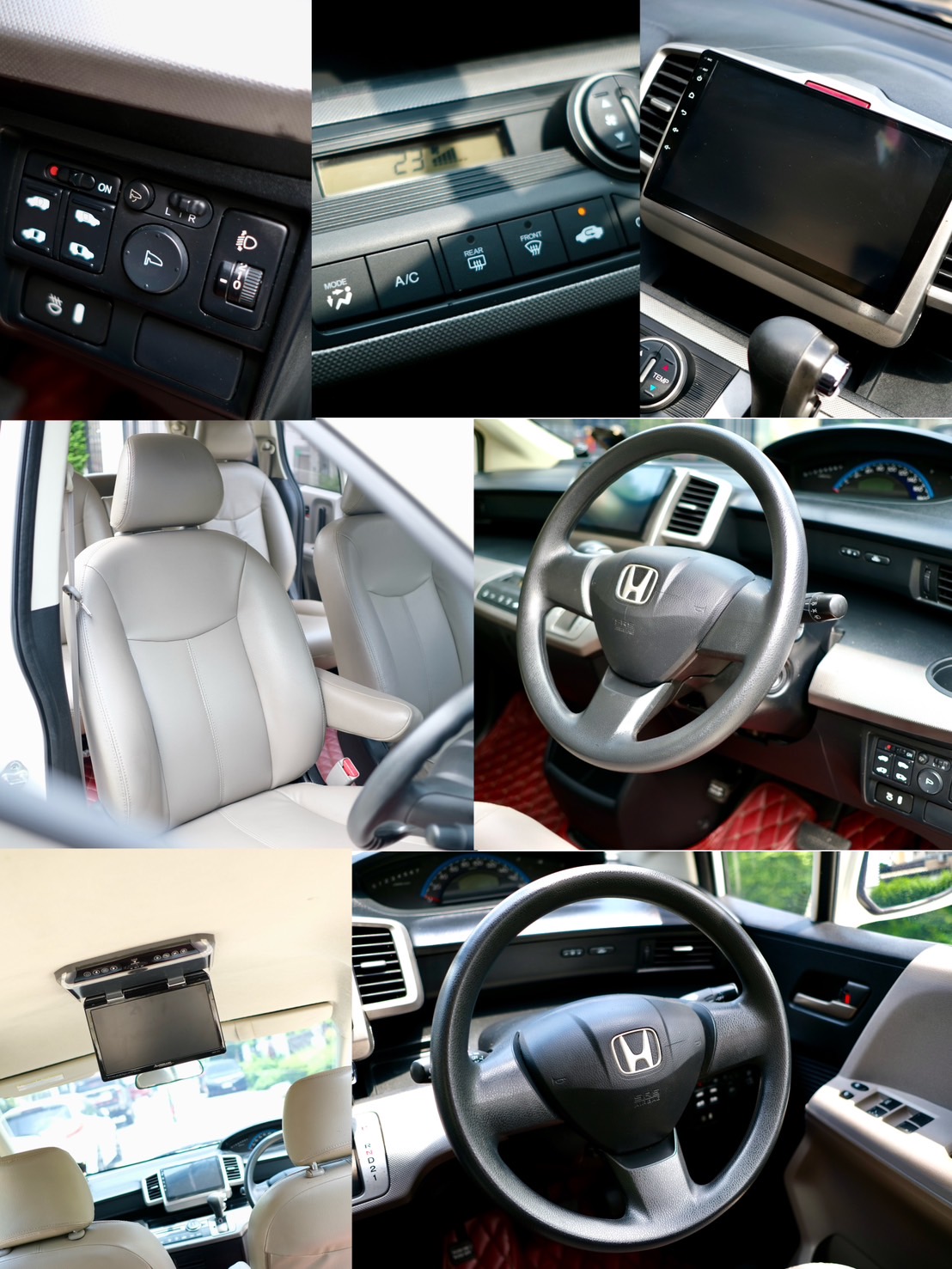 Honda freed 1.5SE ปี 2012 ประตูไฟฟ้า ออโต้ เบนซิน สีขาว (รูปที่ 6)