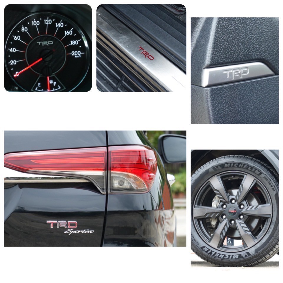 Toyota Fortuner 2.8 TRD Sportivo 2WD 2018 สีดำ (รูปที่ 5)