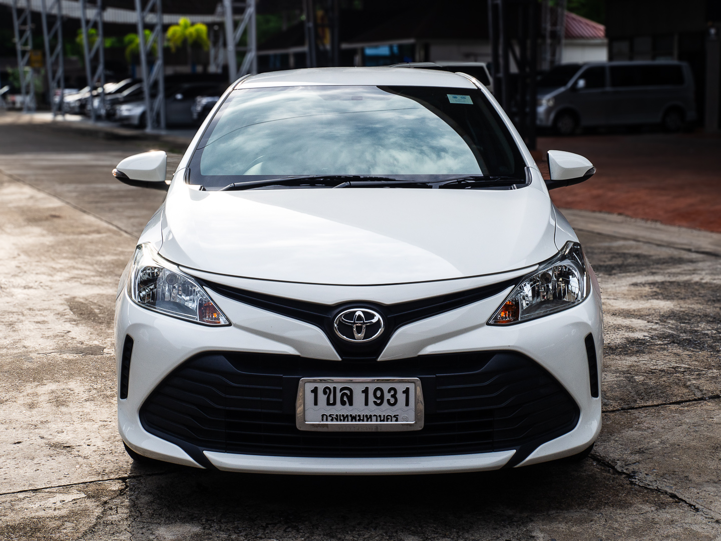 2021 Toyota Vios ไมเนอร์เชนจ์ สีขาว