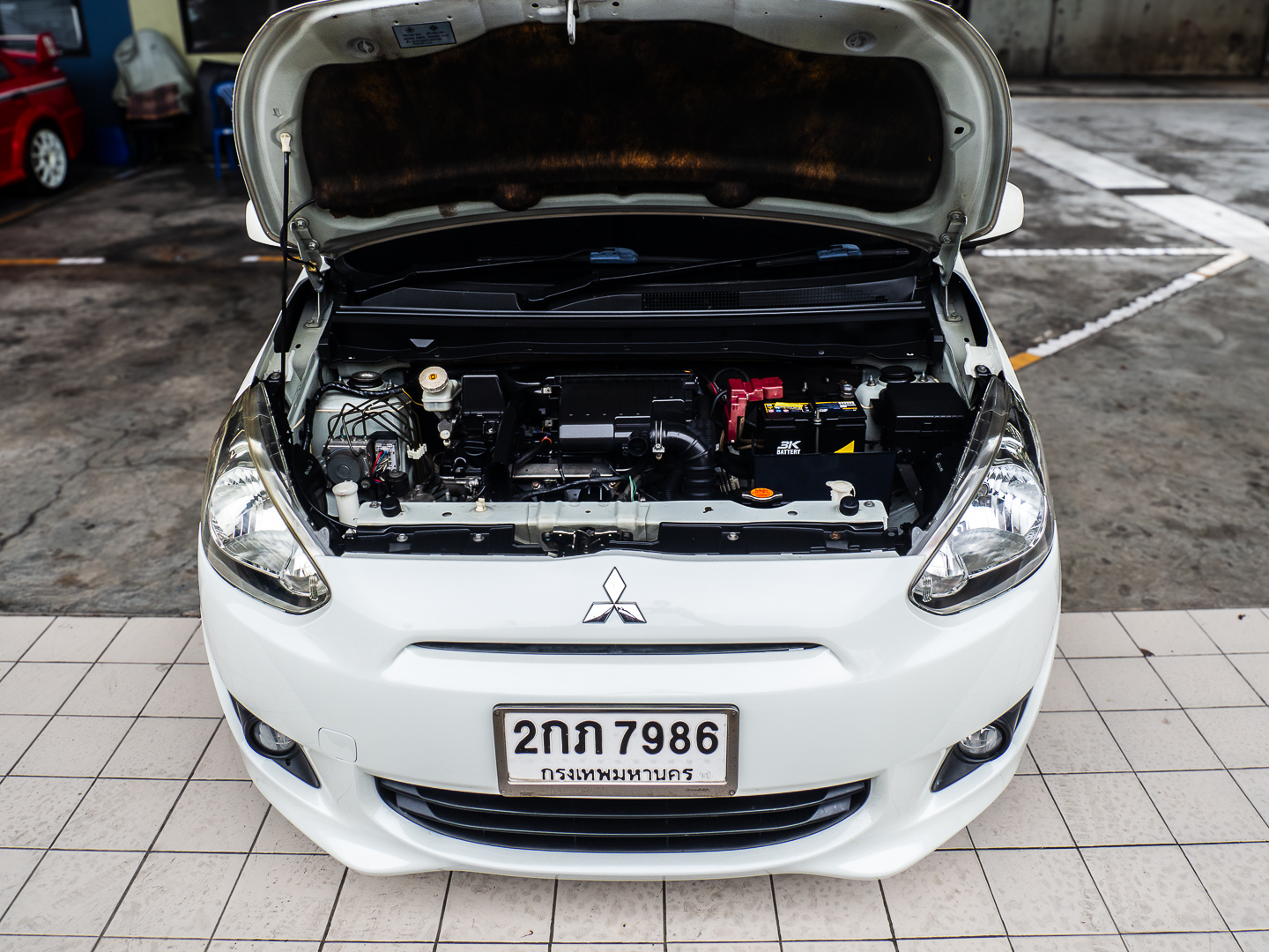 2013 Mitsubishi Mirage สีขาว (รูปที่ 19)