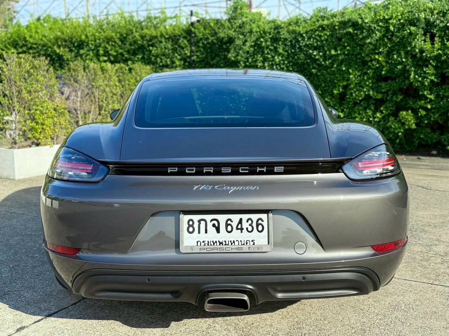 2018 Porsche 718 Cayman สีเทา (รูปที่ 7)