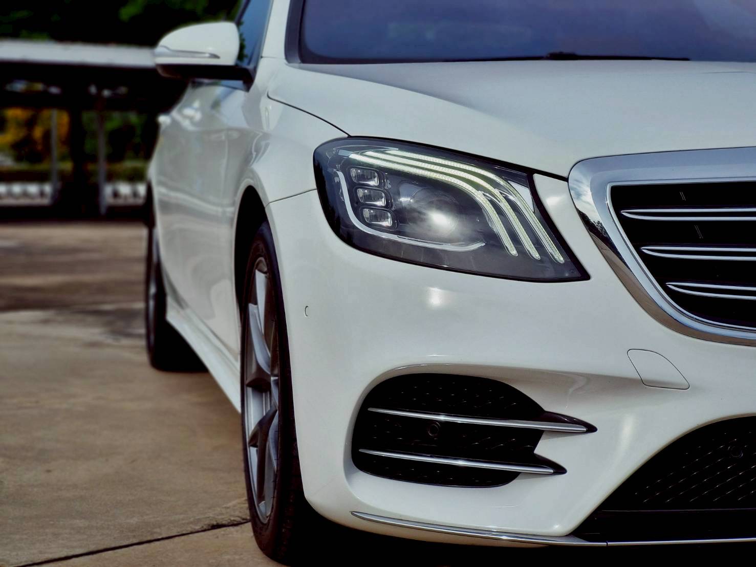 2018 Mercedes-Benz S-Class S 350d AMG สีขาว (รูปที่ 18)