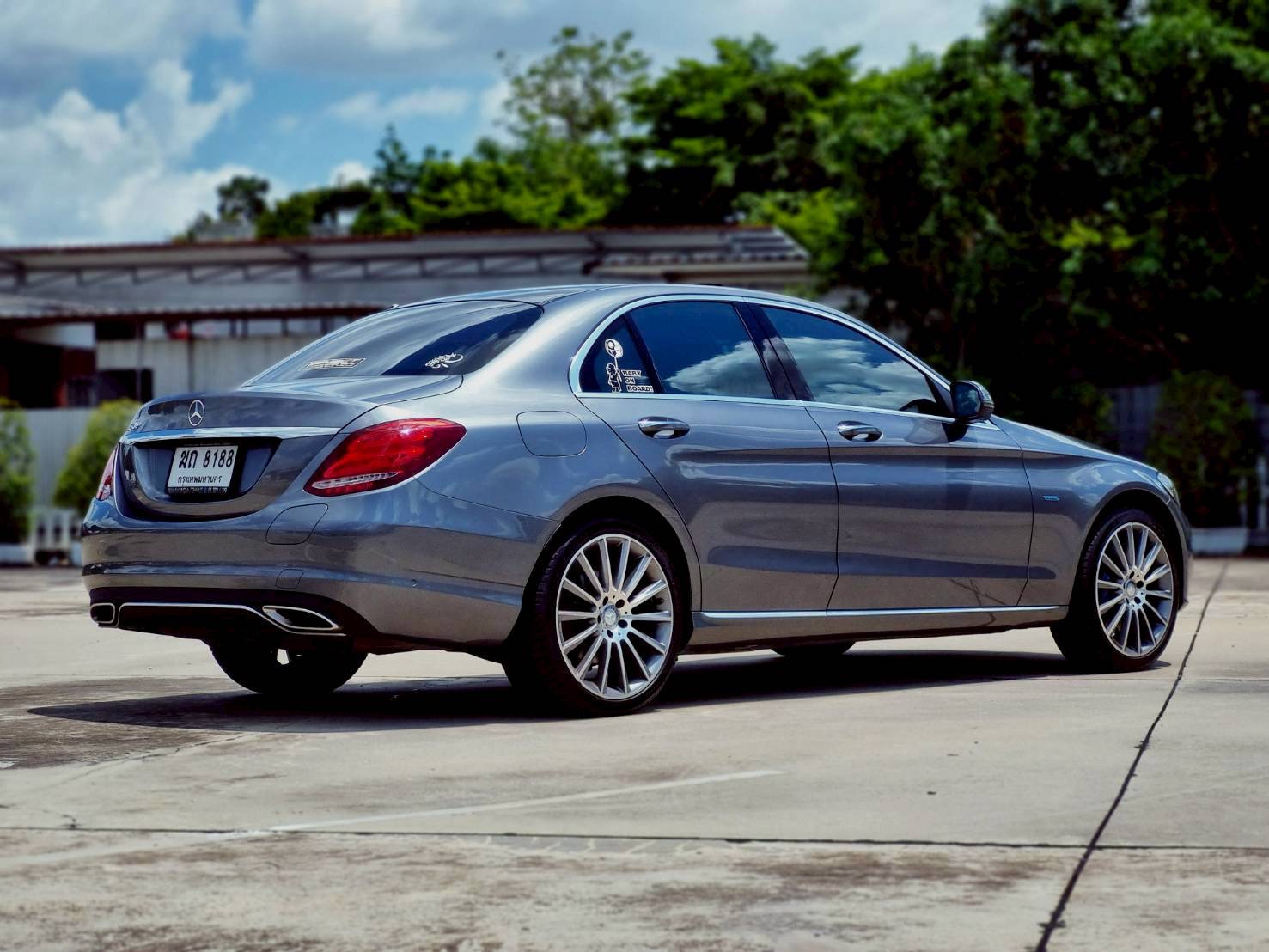 2018 Mercedes-Benz C-Class Coupe C 250 AMG สีเทา (รูปที่ 4)