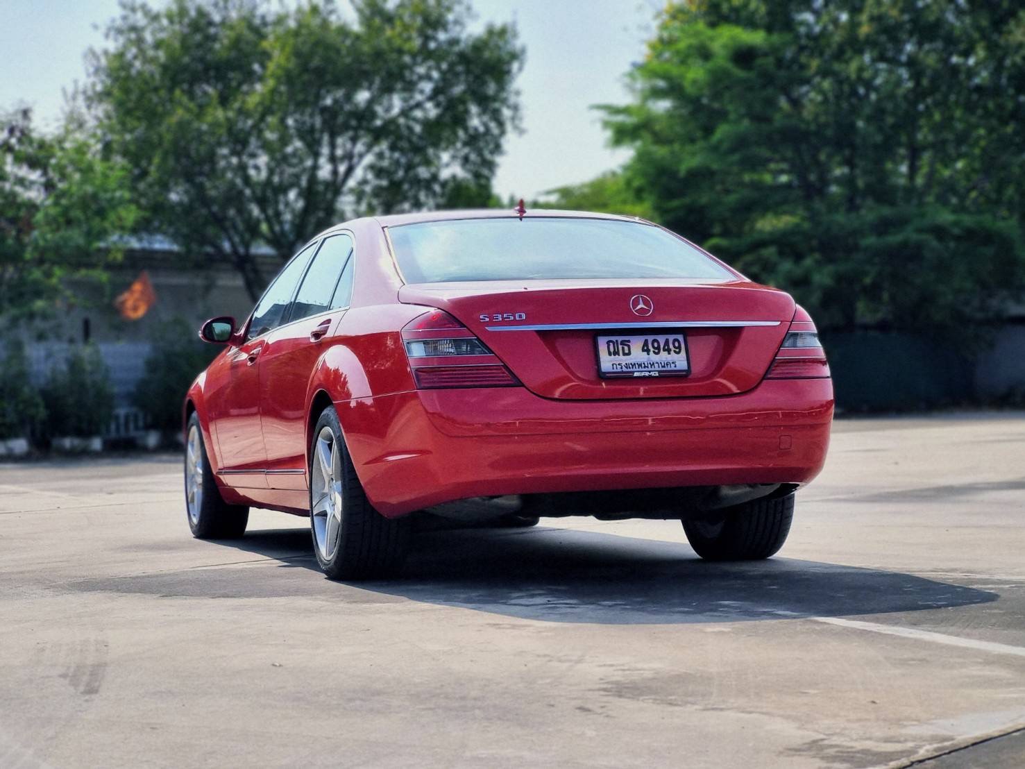 2008 Mercedes-Benz S-Class W221 S350 สีแดง (รูปที่ 5)