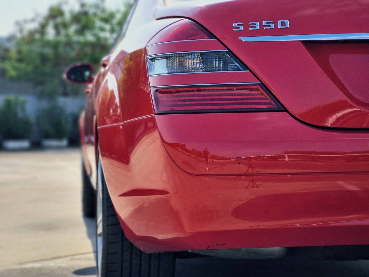 2008 Mercedes-Benz S-Class W221 S350 สีแดง (รูปที่ 18)