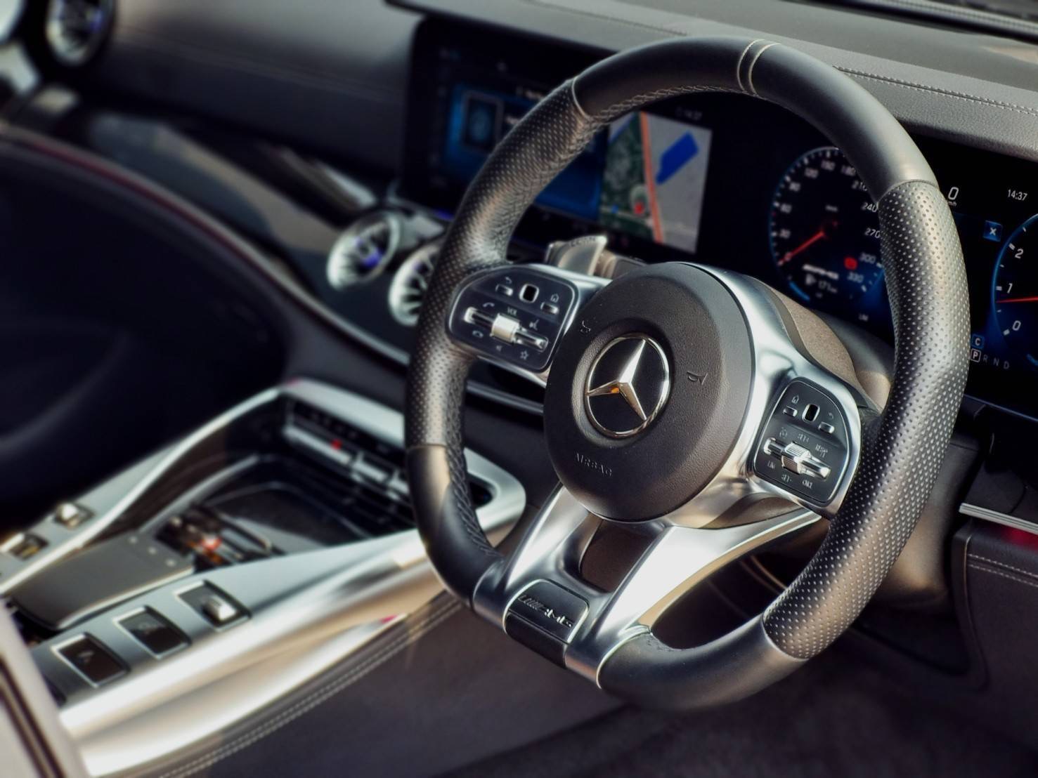 2021 Mercedes-Benz GT53 AMG สีดำ (รูปที่ 9)