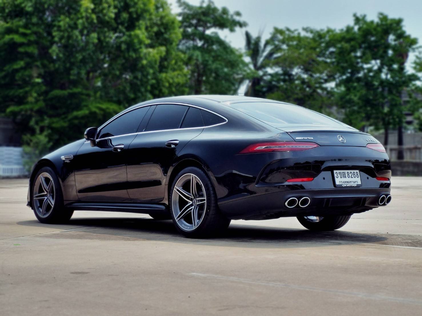 2021 Mercedes-Benz GT53 AMG สีดำ (รูปที่ 4)