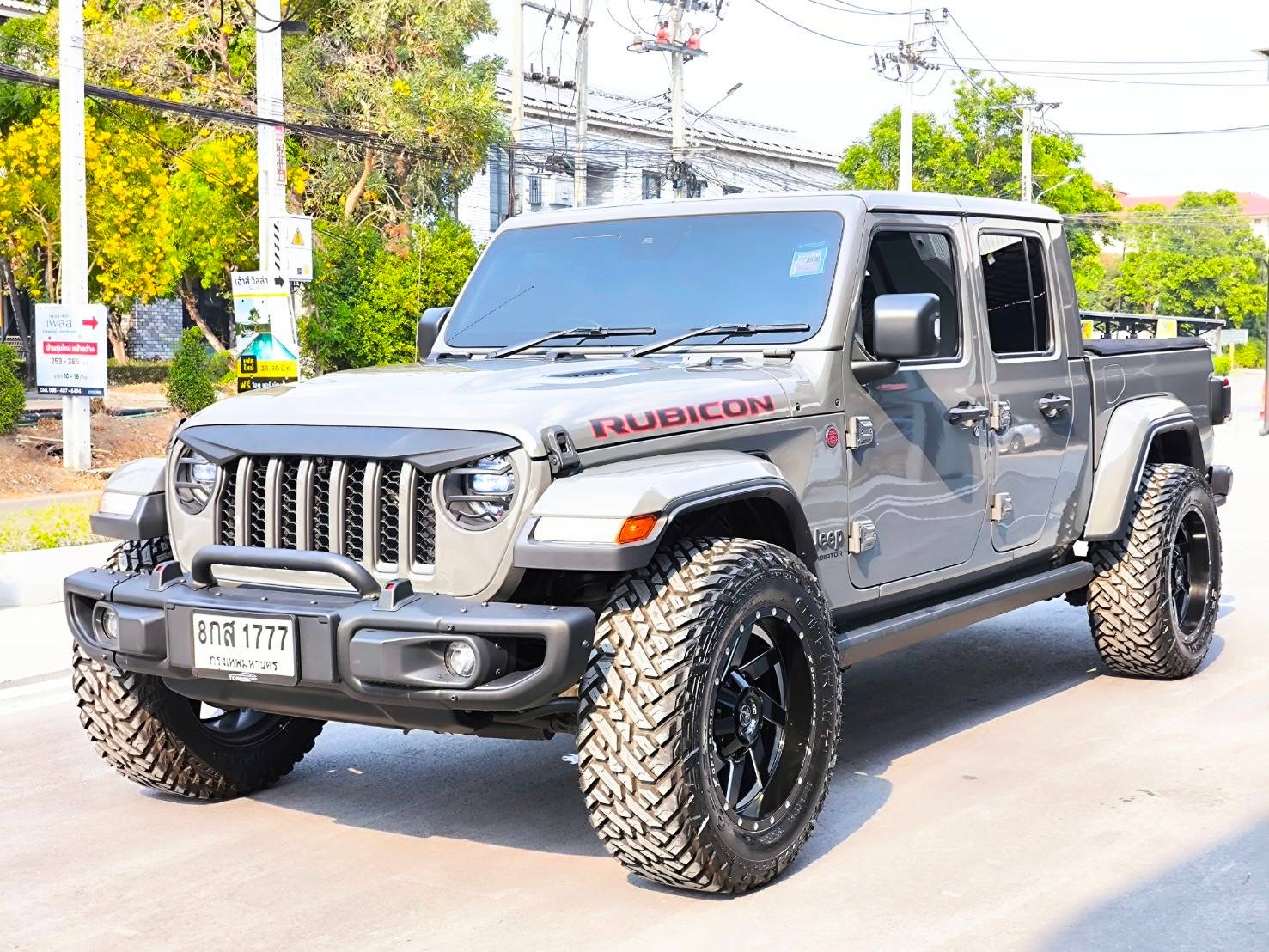 2021 Jeep GLADIATOR RUBICON 3.6 V6 สีเทา (รูปที่ 3)