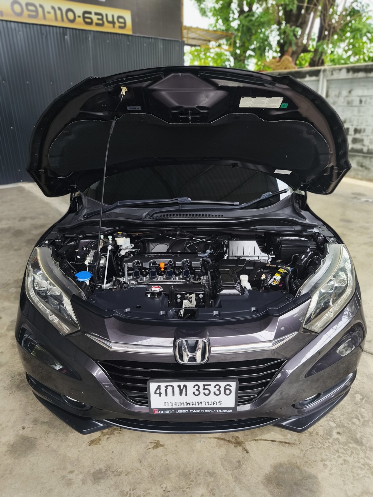 2014 Honda HR-V สีเทา (รูปที่ 9)