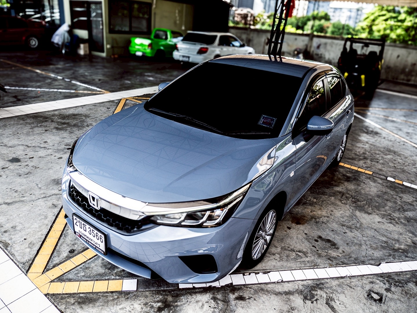 2021 Honda City Hatchback สีเทา (รูปที่ 15)