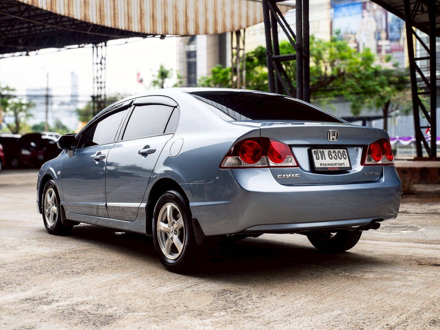 2007 Honda Civic FD สีฟ้า (รูปที่ 4)