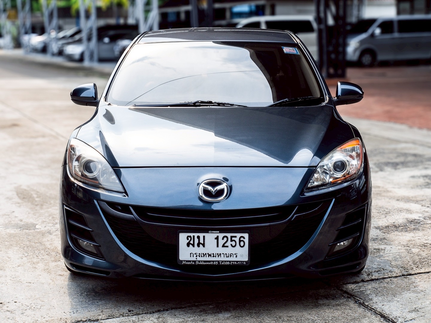 2012 Mazda 3 สีเทา (รูปที่ 2)