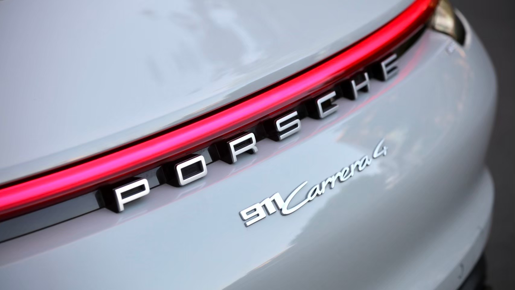 2023 Porsche 992 CARRERA 4 สีเทา (รูปที่ 3)