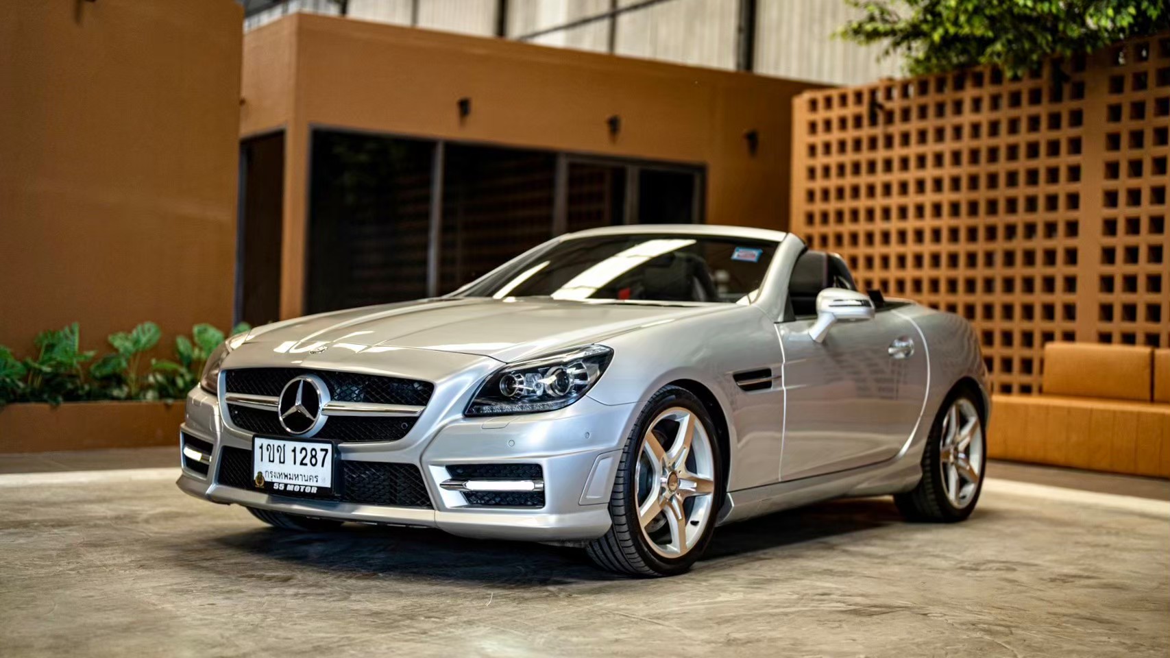2012 Mercedes-Benz SLK-Class R172 SLK200 สีขาว (รูปที่ 4)