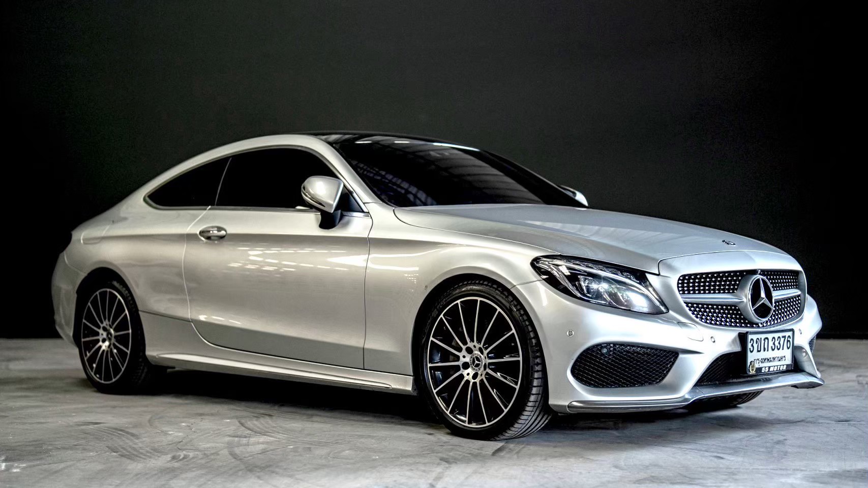 2017 Mercedes-Benz C-Class Coupe C 250 AMG สีเทา