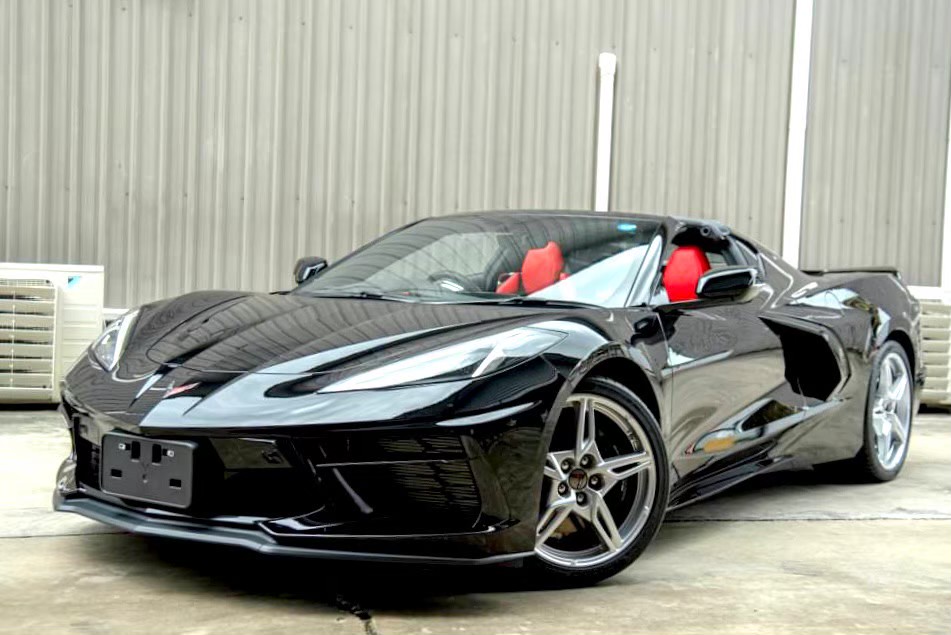 2024 Chevrolet Corvette สีดำ (รูปที่ 2)