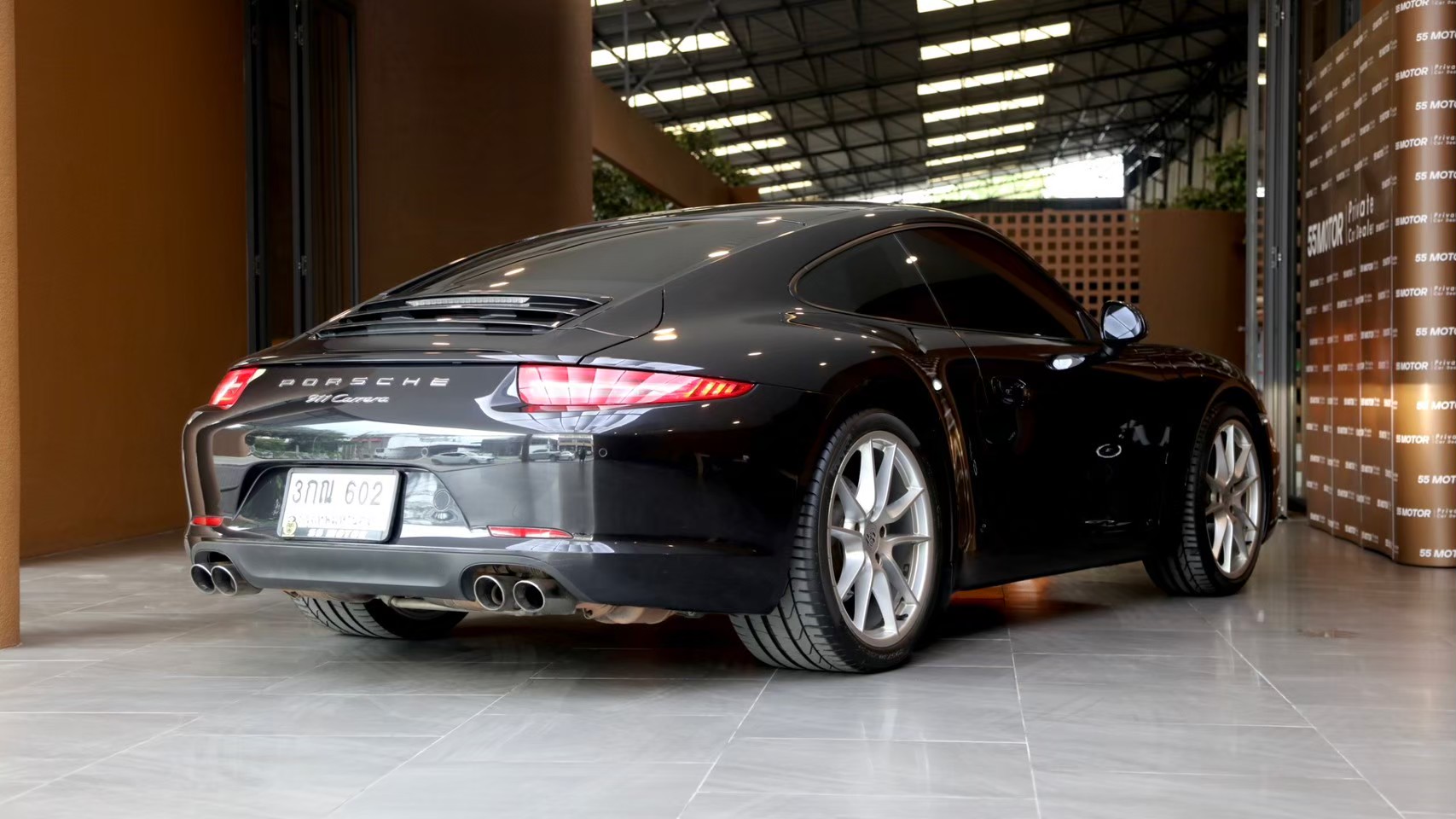 2012 Porsche 911 991 Carrera สีดำ (รูปที่ 4)
