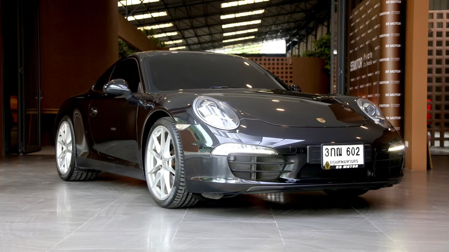 2012 Porsche 911 991 Carrera สีดำ