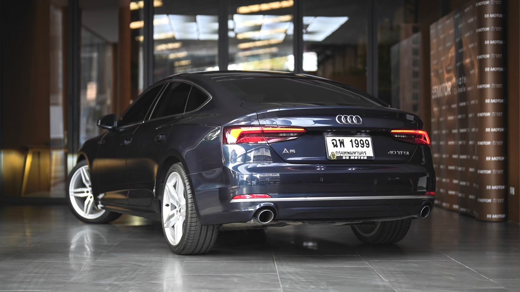 2018 Audi A5 Sportback สีเทา (รูปที่ 3)